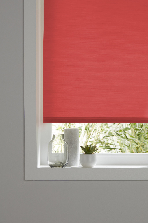 Roleta poliester, rosu, 60 x 240 cm  Colours Halo