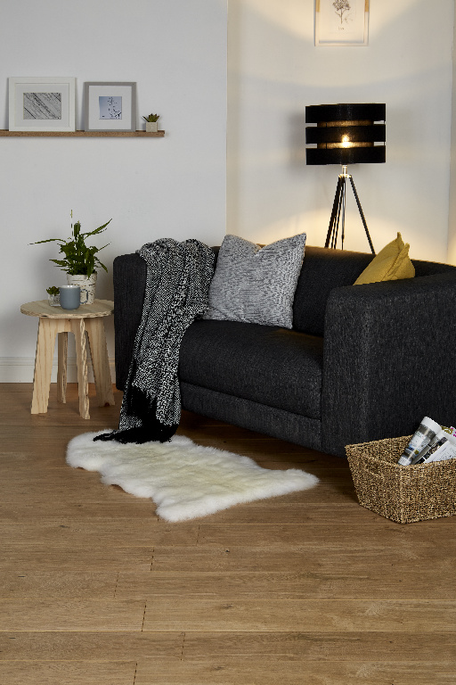 Parchet laminat 8 mm, stejar, acoperire per cutie 1.996 mp, AC4, HDF  GoodHome