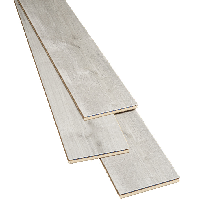 Parchet laminat 8 mm, gri, acoperire per cutie 1.996 mp, AC4, HDF GoodHome