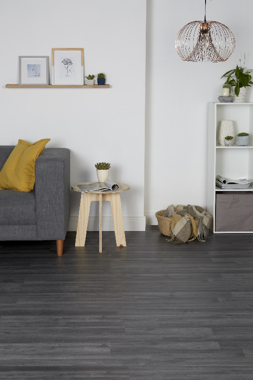 Parchet laminat 8 mm, gri, acoperire per cutie 1.996 mp, AC4, HDF  GoodHome