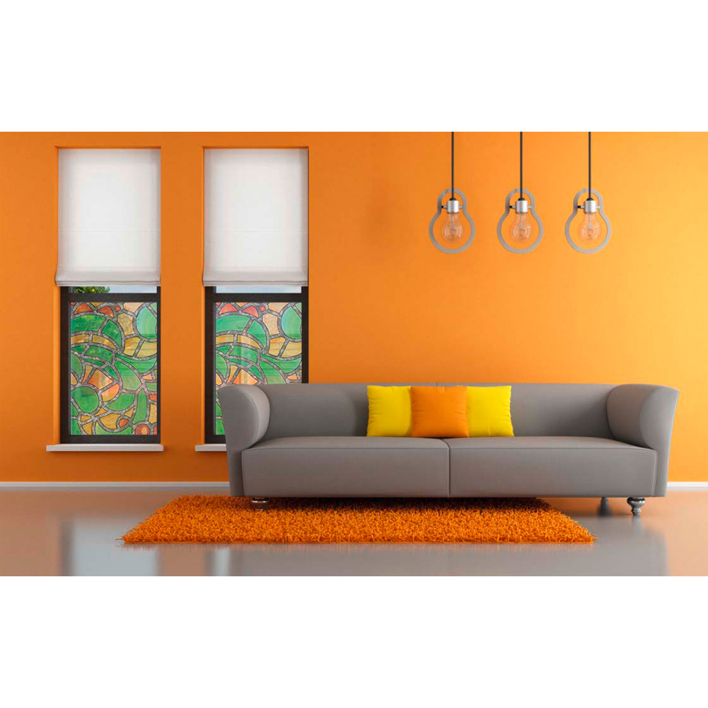 Autocolant VENILIA, PVC, 90 x 100 cm, galben-verde