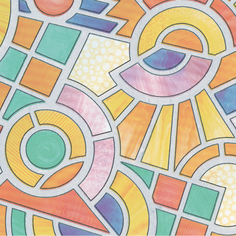 Autocolant VENILIA Nancy, PVC, 90 x 100 cm, multicolor