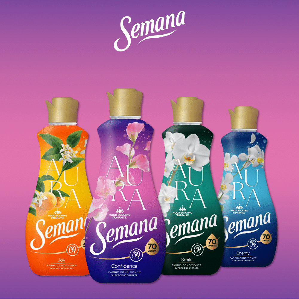 Balsam de rufe superconcentrat SEMANA Aura Confidence, 1.4 l, 70 spalari