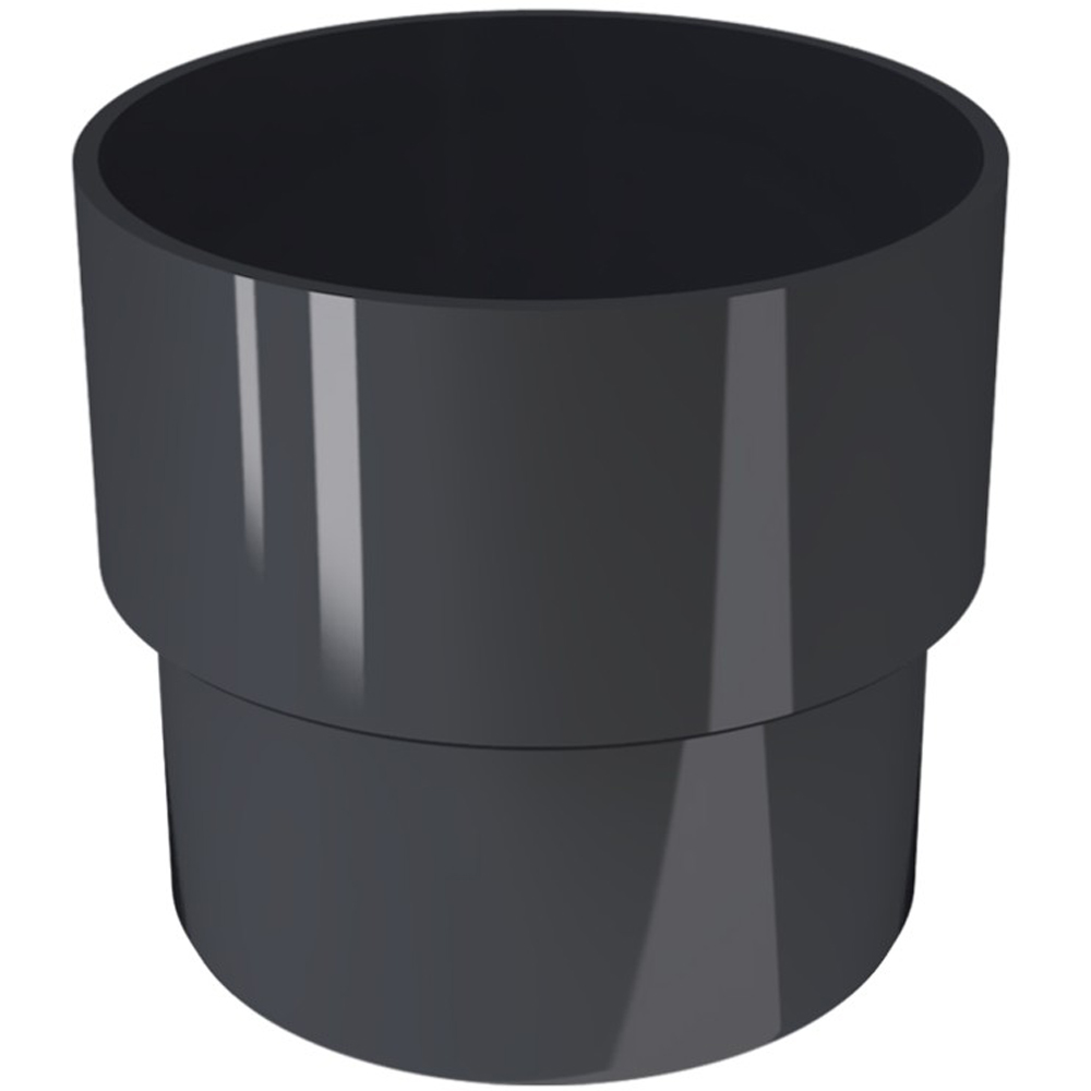Mufa burlan PVC Devorex, D 80 mm, grafit