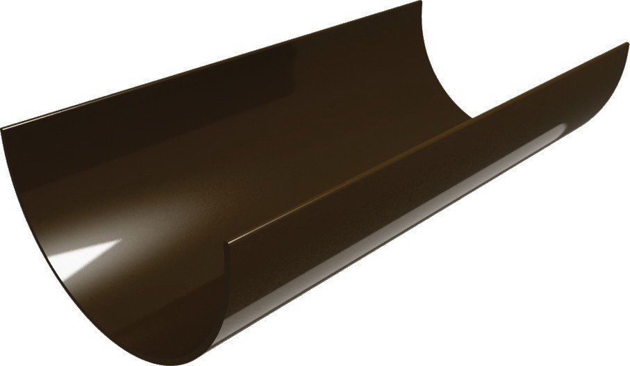 Jgheab PVC Devorex, D 120 mm, 3 m, maro