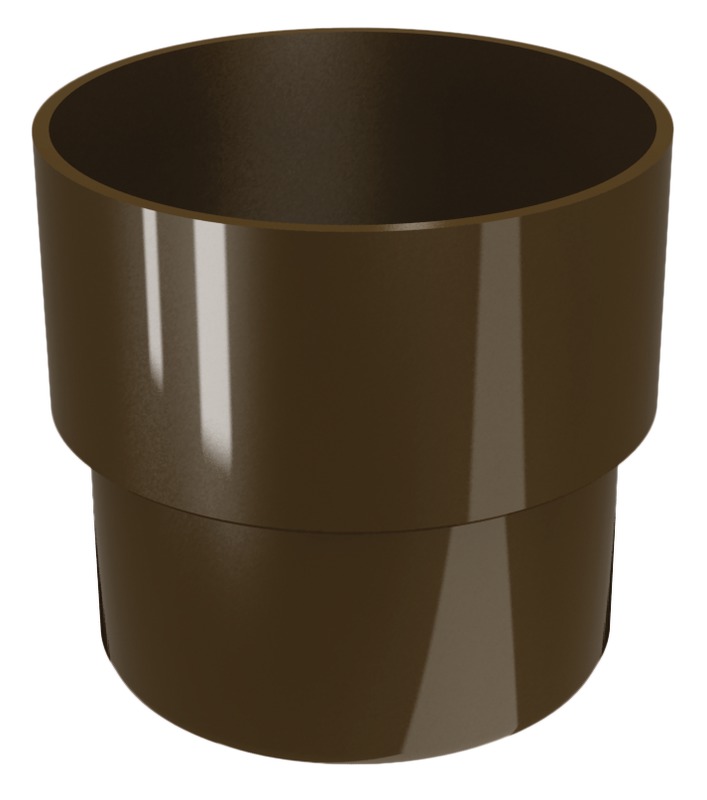 Mufa burlan PVC Devorex, D 80 mm, maro