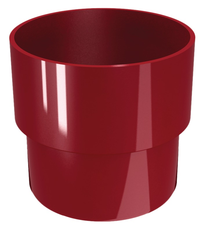 Mufa burlan PVC Devorex, D 80 mm, bordeau