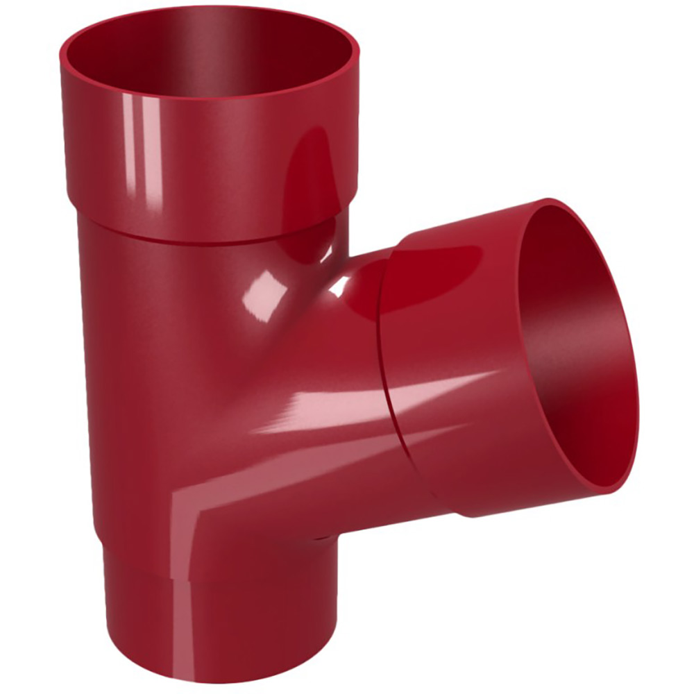 Ramificatie Y burlan PVC Devorex, 67 gr, D 80 mm, bordeau