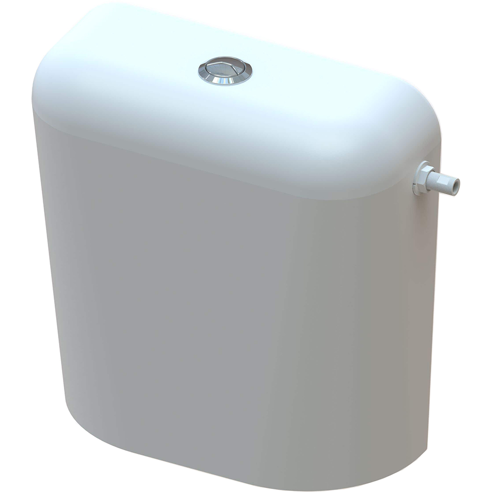 Rezervor suspendat Nikiplast, 36 x 37 x 14cm, 6l, alb