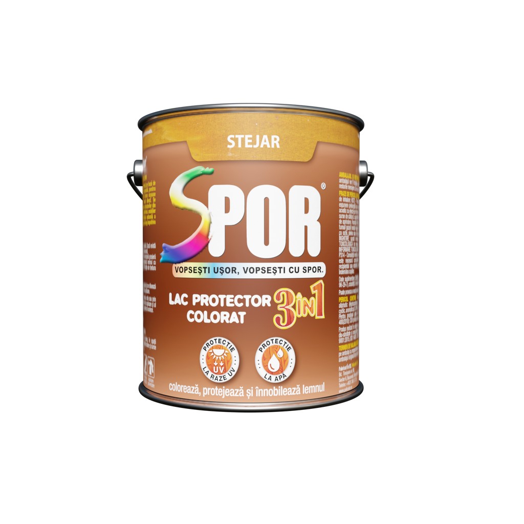 Lac pentru lemn, stejar, 2.5 l  Spor