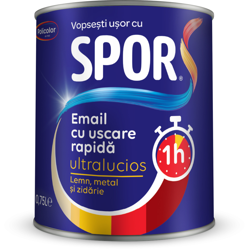 Email SPOR, interior/exterior, alb, 750 ml