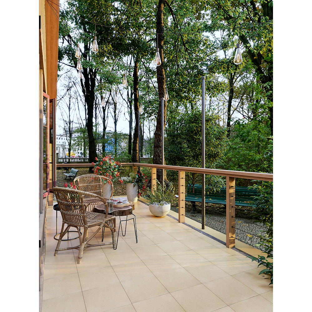 Gresie interior si exterior GRES SP, 33.3 x 33.3 cm, grosime 7 mm, 1.663 m2, bej piatra