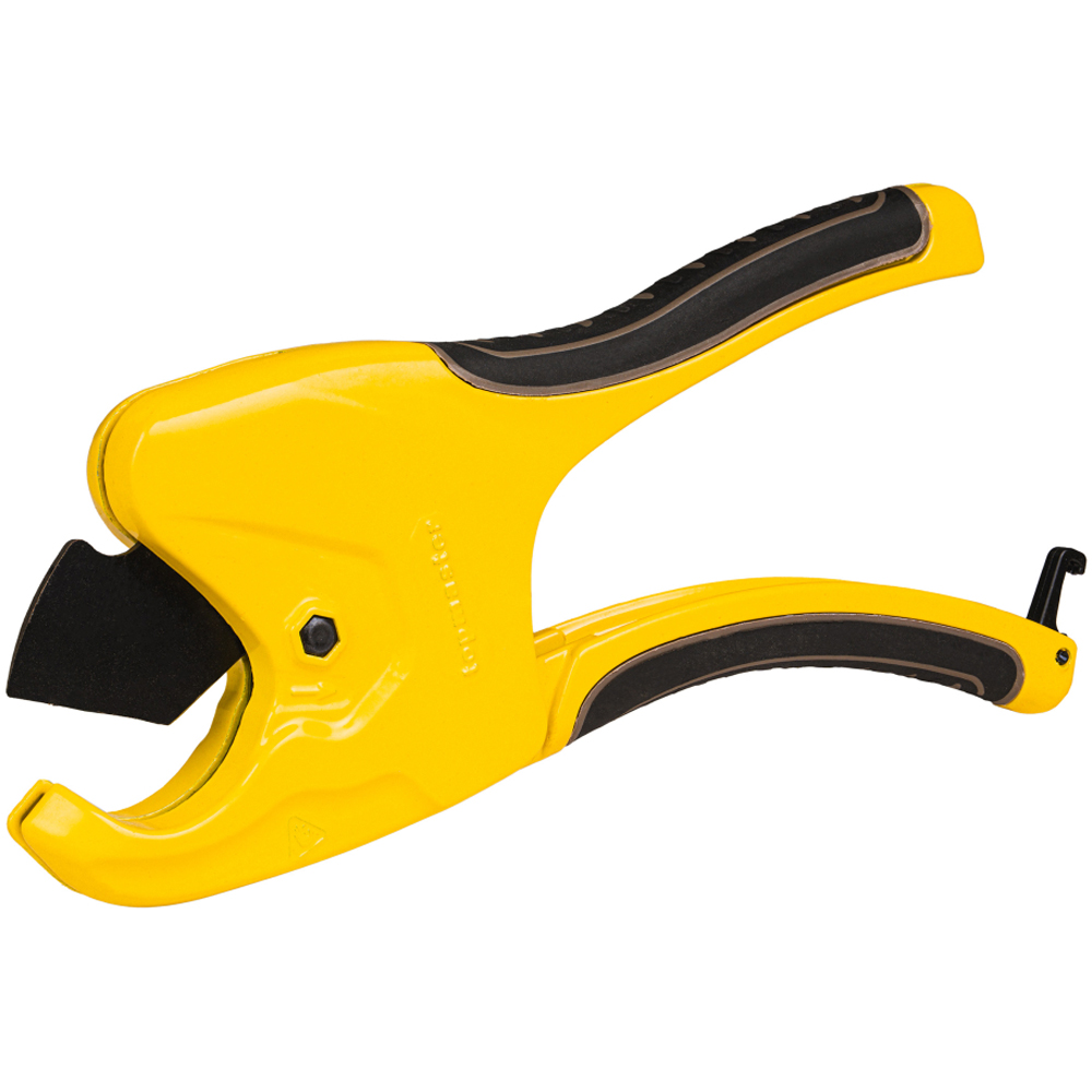 Foarfeca pentru tevi PPR/PVC TOPMASTER, 63 mm, negru-galben