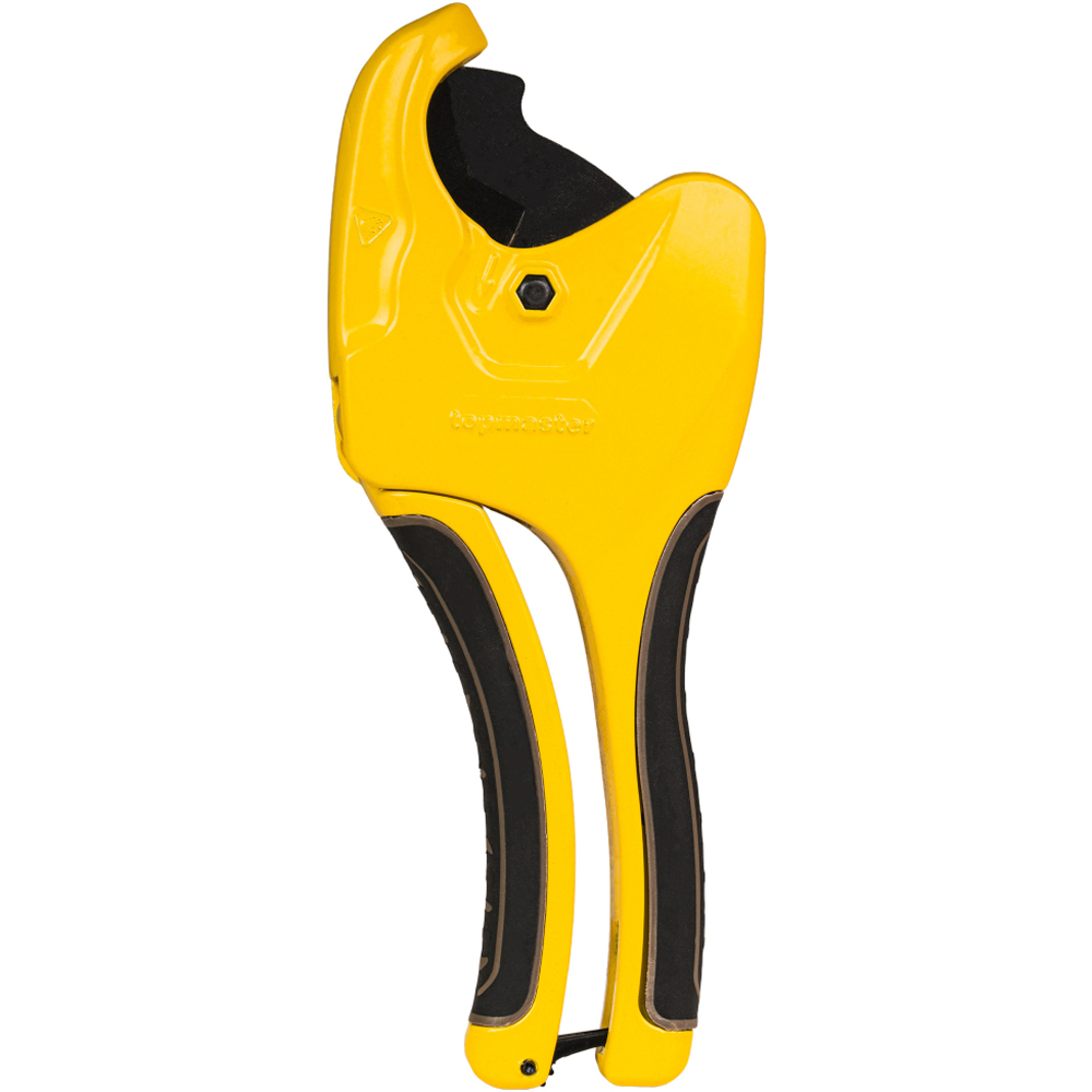Foarfeca pentru tevi PPR/PVC TOPMASTER, 63 mm, negru-galben