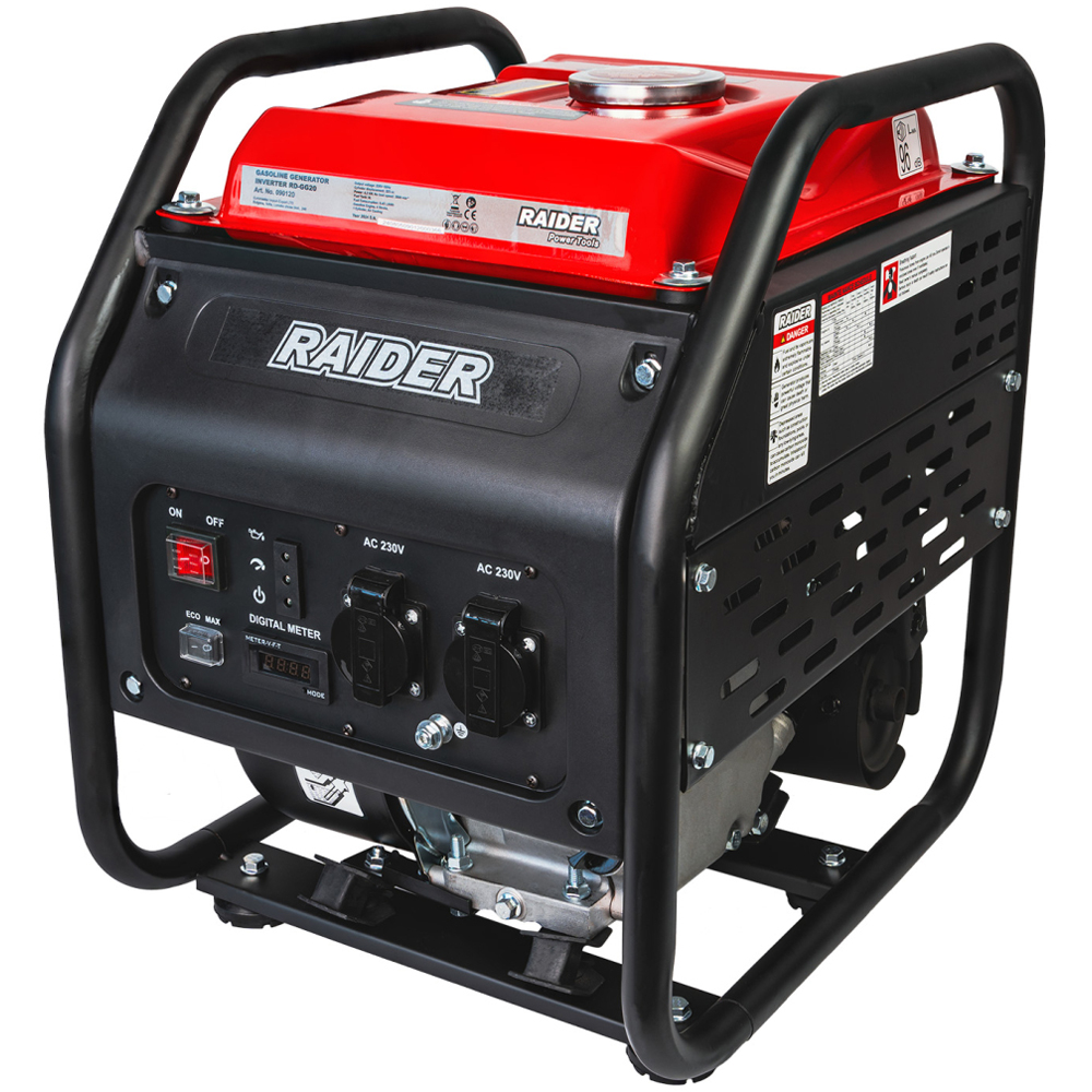 Generator de curent electric RAIDER RD-GG20, 4200W, 4 timpi, benzina, tehnologie inverter