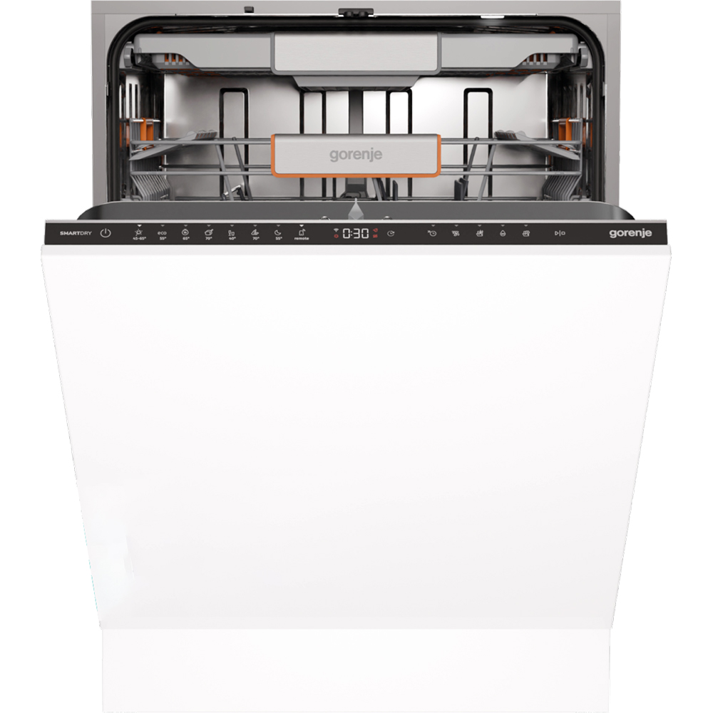 Masina de spalat vase incorporabila GORENJE GV693A65UVAD, 16 seturi, 8 programe, 60 cm, Clasa A, panou comanda negru