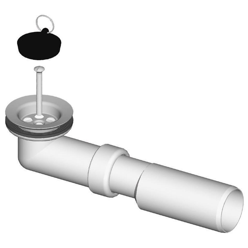 Ventil scurgere dus, D 70mm, 225-270 mm, racord 40/50 mm