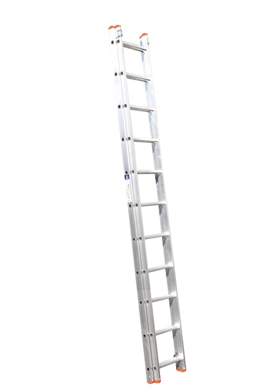 Scara de aluminiu, 2x11 trepte, de uz profesional, max 150 kg