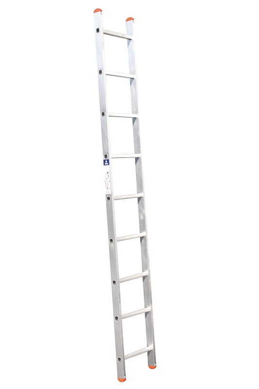 Scara simpla de aluminiu, cu 9 trepte, de uz profesional, max 150 kg