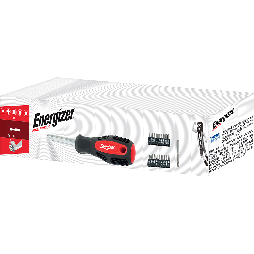 Surubelnita ENERGIZER 3SK02, 18 biti, rosu