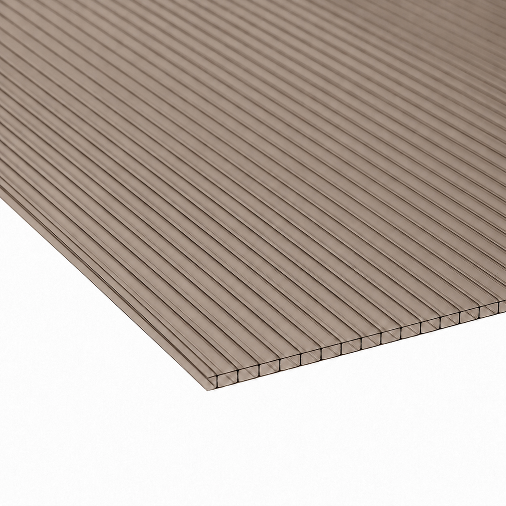 Policarbonat celular Carboplak, 6 x 2.1 m, 4 mm, bronz