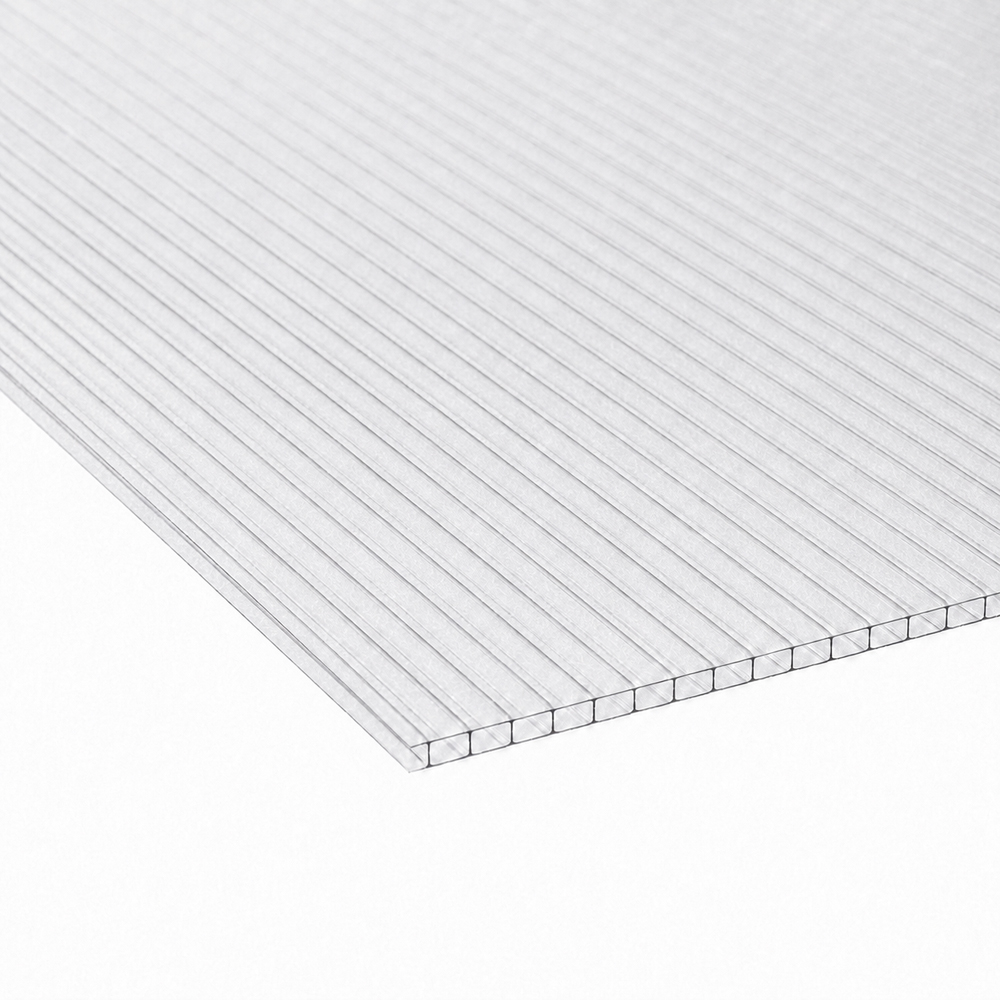 Policarbonat celular Carboplak, 6 x 2.1 m, 4 mm, clar hammer glass