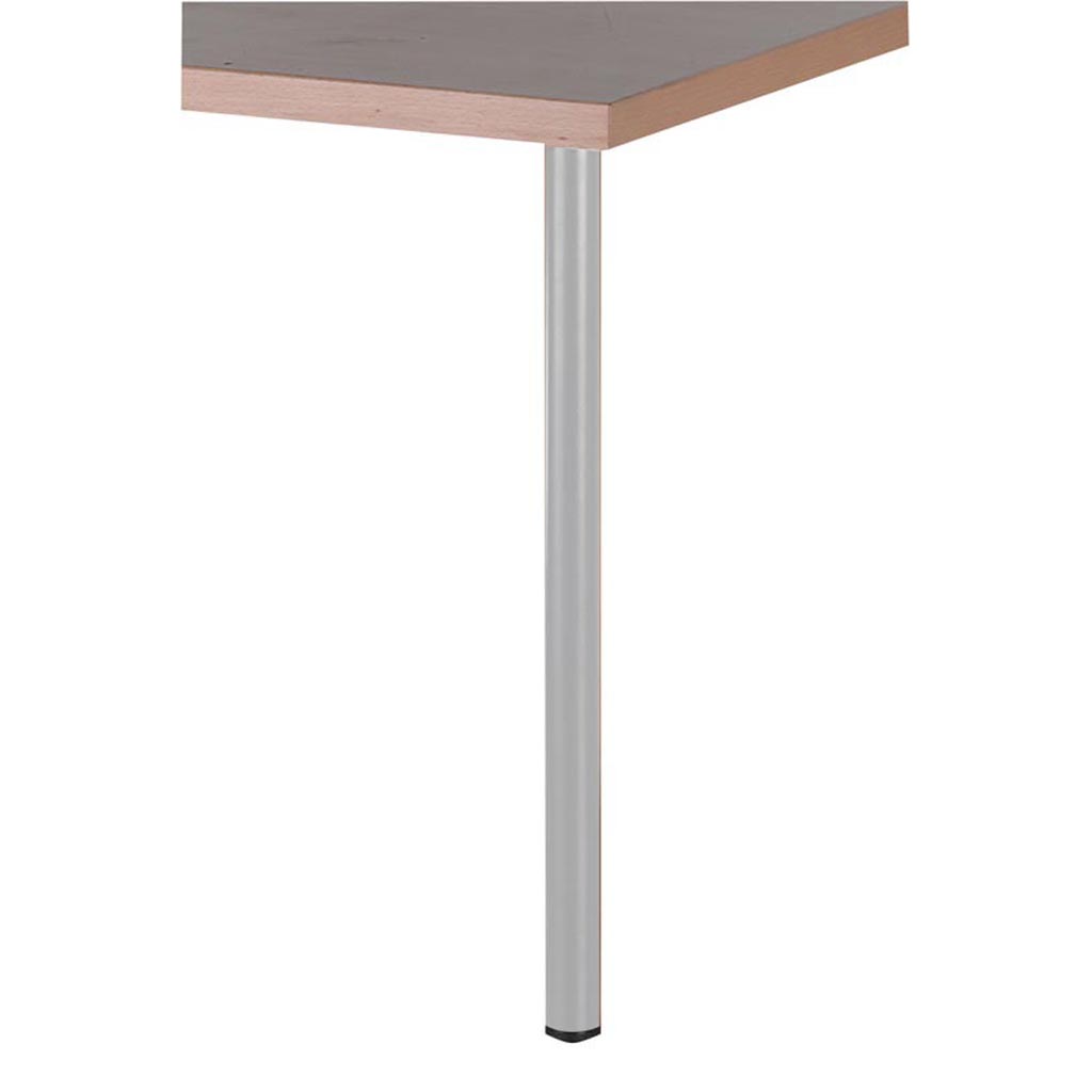 Picior rotund 30 x 200 mm, argintiu