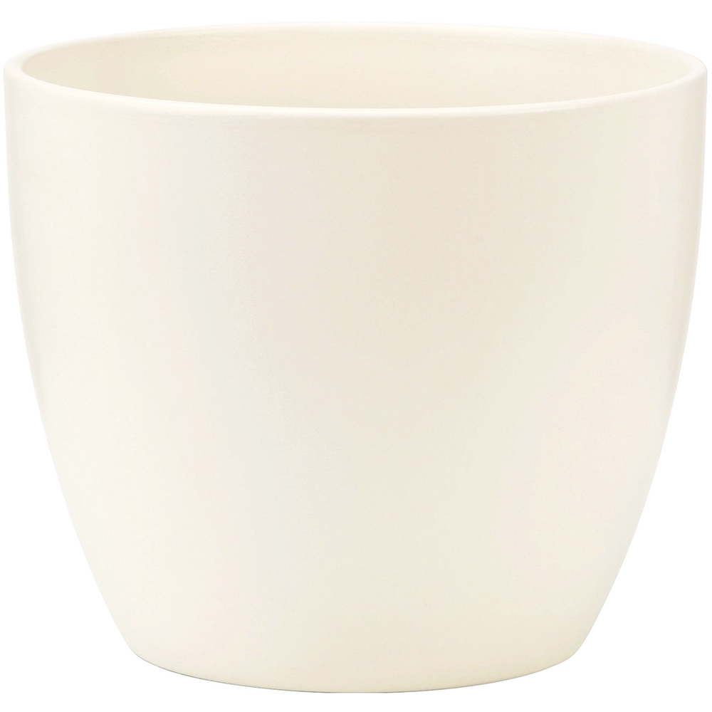 Ghiveci flori SCHEURICH, ceramica, D 19 cm, crem