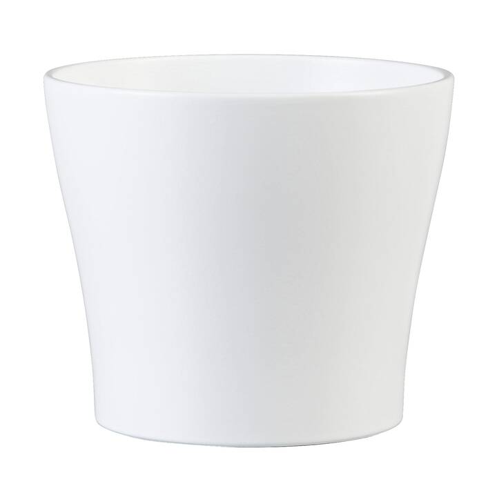 Ghiveci flori SCHEURICH, ceramica, D 27 cm, alb