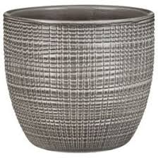 Ghiveci flori SCHEURICH, ceramica, D 14 cm, gri