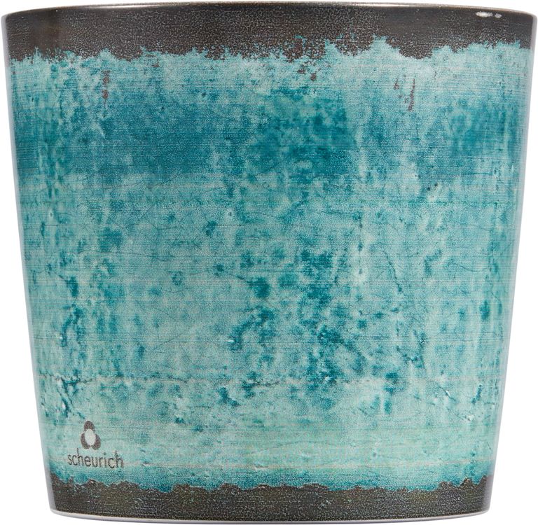 Ghiveci flori SCHEURICH Glaze, ceramica, D 18 cm, albastru