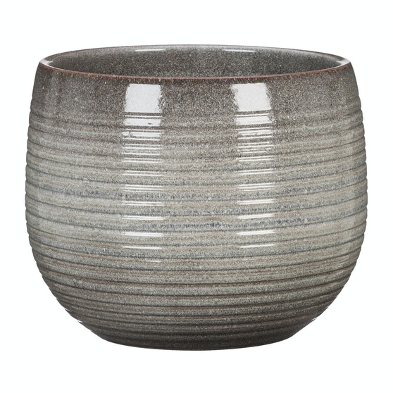 Ghiveci flori SCHEURICH, ceramica, D 23.5 cm, gri