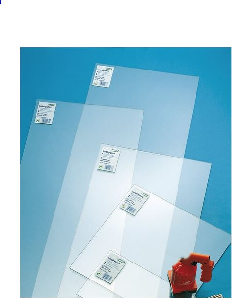 Geam sintetic Gutta Hobbyglass, 50 x 50 x 0.2 cm, transparent