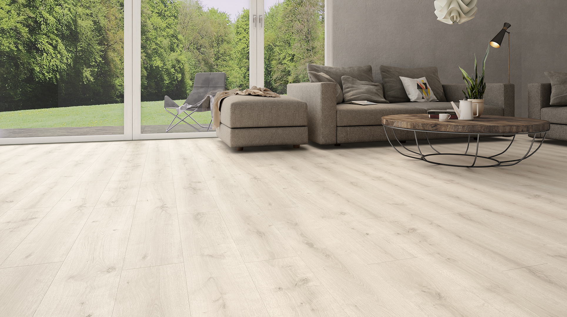 Parchet laminat, stejar, 10 mm, clic, AC5, 1.973 mp/cutie