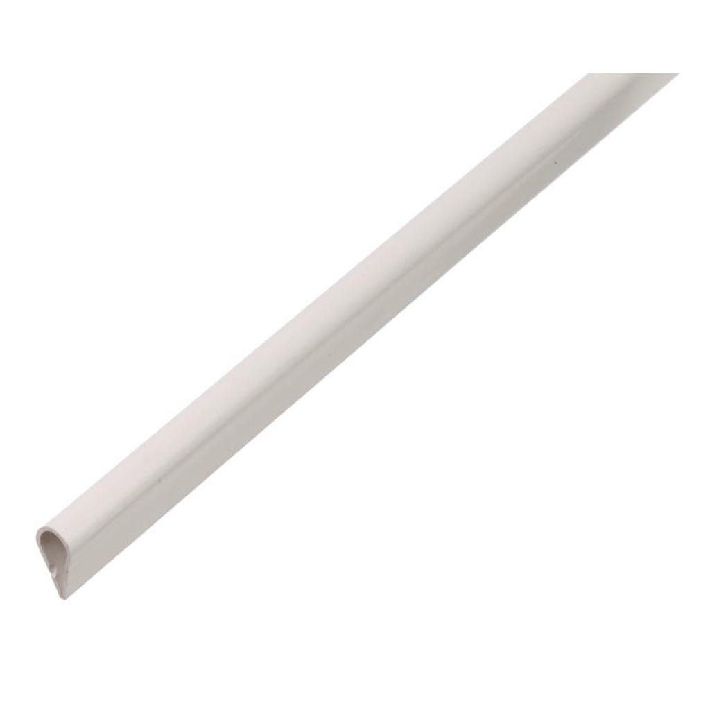 Profil clema PVC. 15 x 9 mm, 2 m, alb, THIRARD
