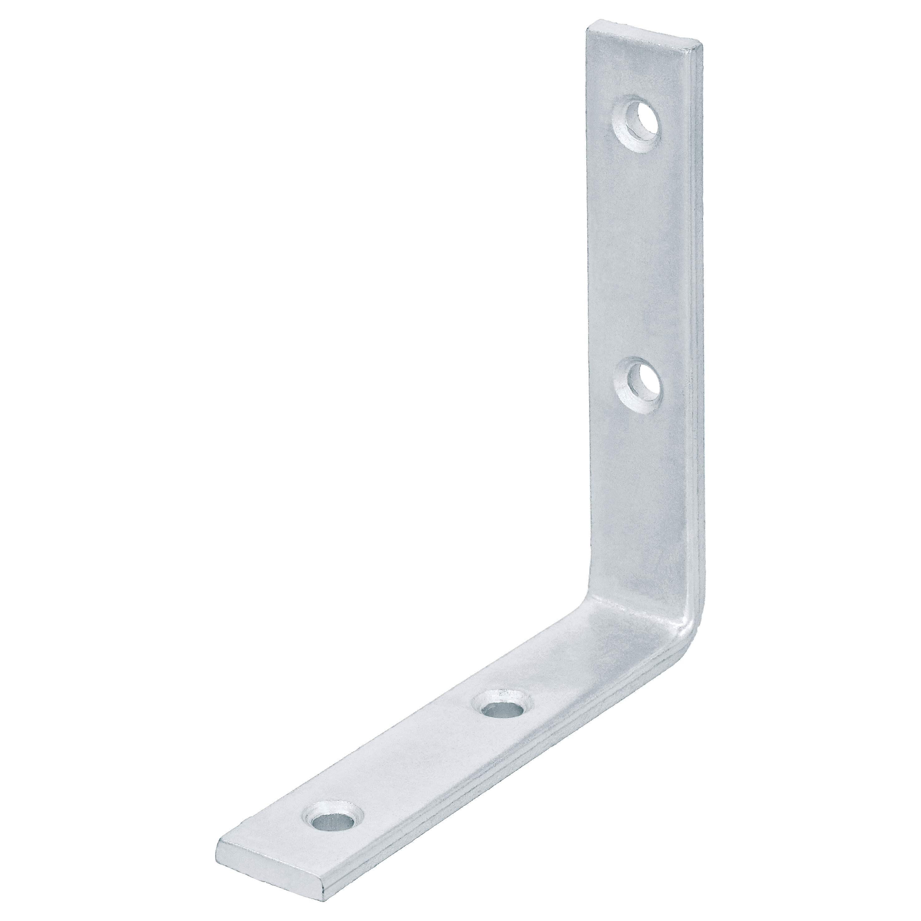 Coltar plat SUKI, 100 x 100 x 20 mm, zincat alb 