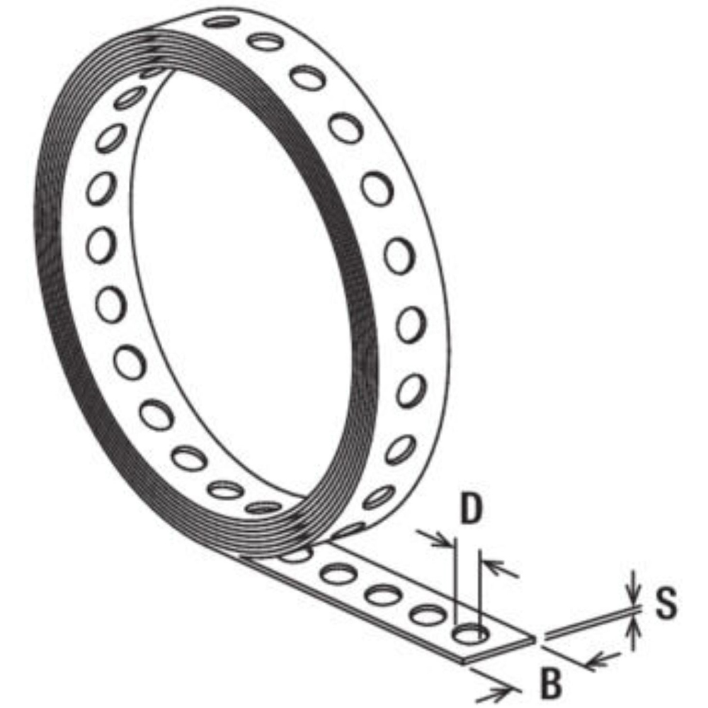 Brida fixare universal FISCHER LVB, 17 x 1000mm, 1buc