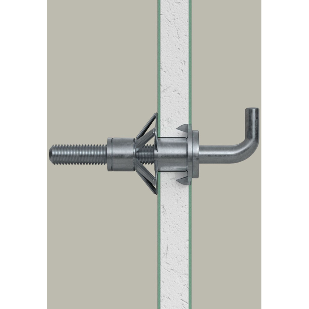 Surub cu diblu gips FISCHER HM, 8 x 37mm, 4buc