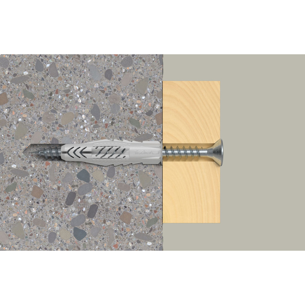 Surub cu diblu universal FISCHER UX, 6 x 55mm, 25buc