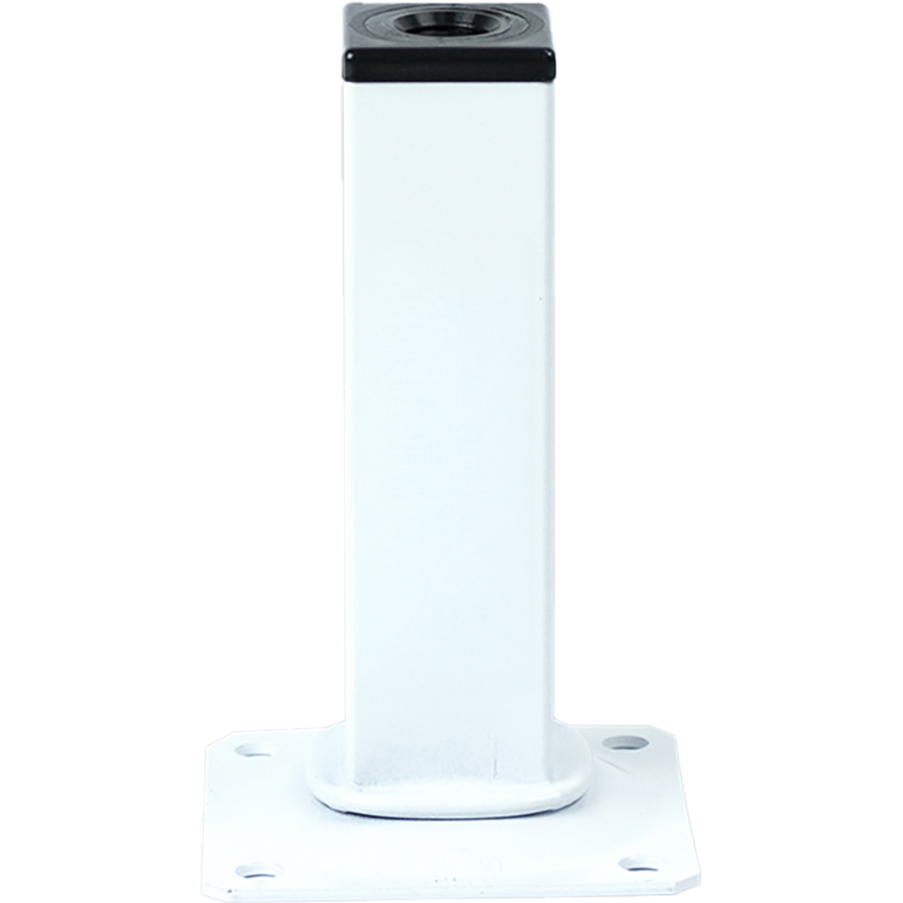 Picior mobila patrat, 25 x 25 x 100 mm, alb