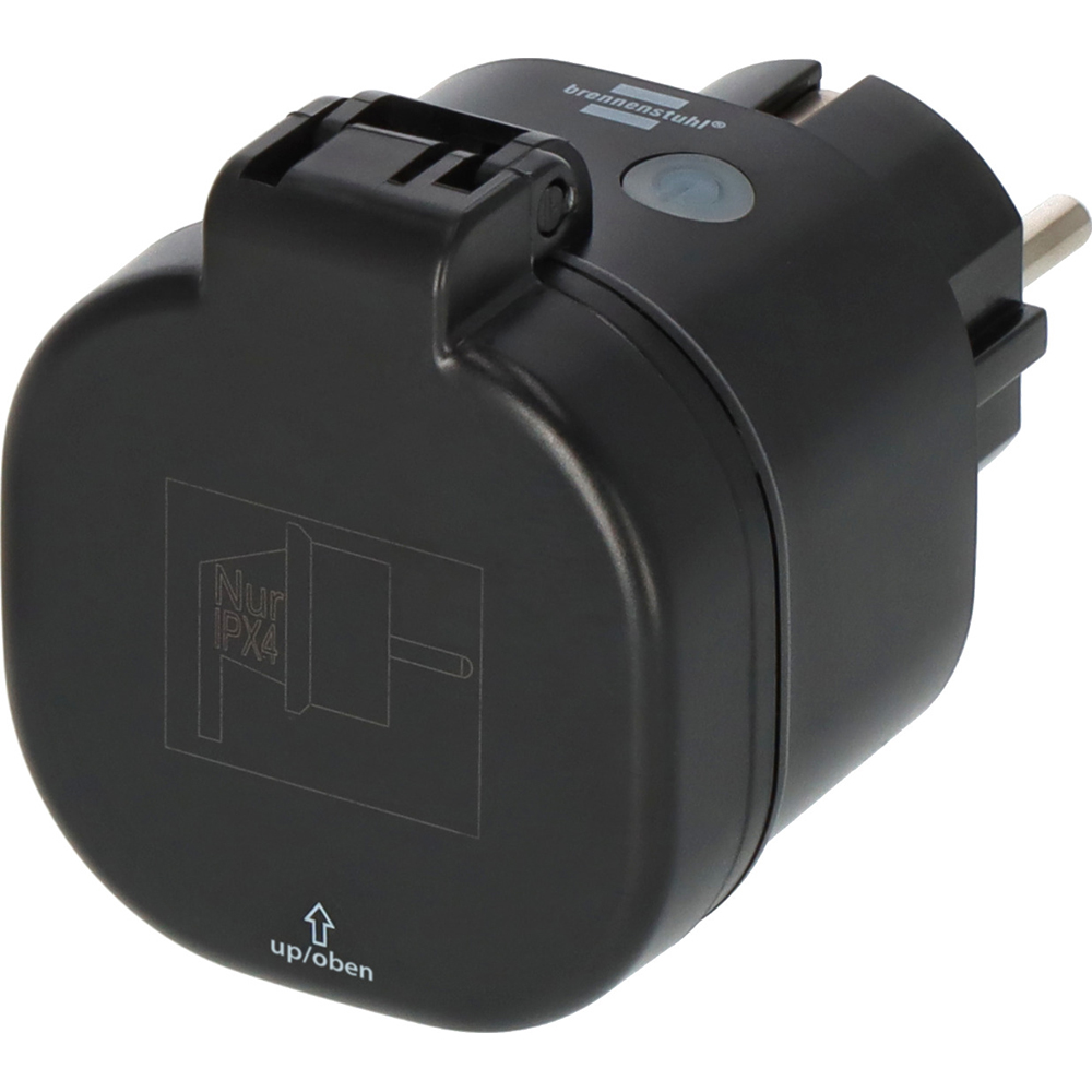 Priza inteligenta BRENNENSTUHL WA 3600 XS03, WI-FI, 3680W, 16A, negru