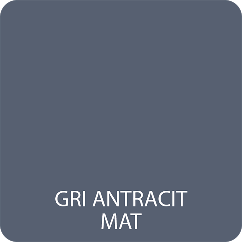Email Spor Aqua Mat, gri antracit, 0.6L