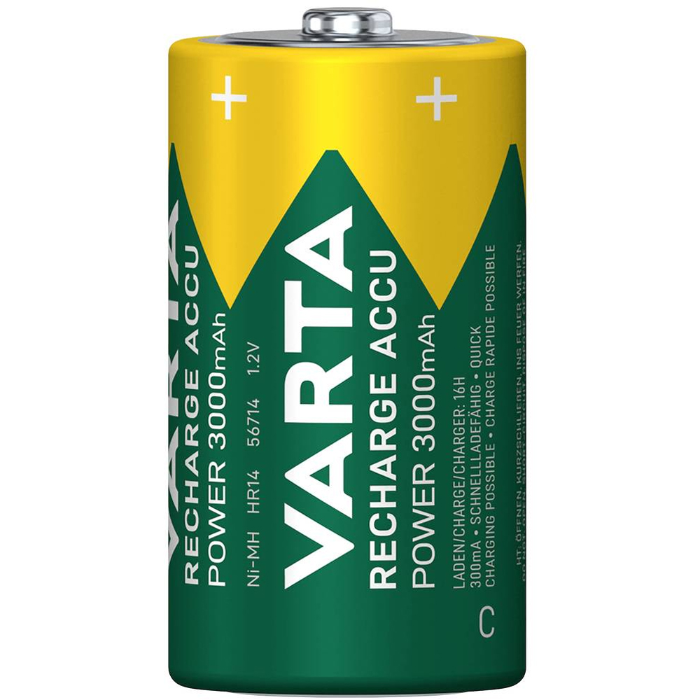 Acumulatori Varta, HR14, Ni-MH 3000 mAh, 2 bucati