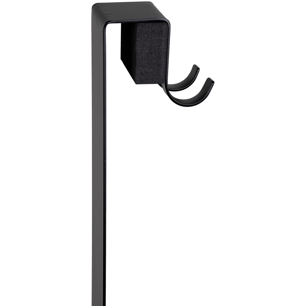 Etajera baie WENKO Bribano Duo, 2 polite, inox, 23 cm, negru