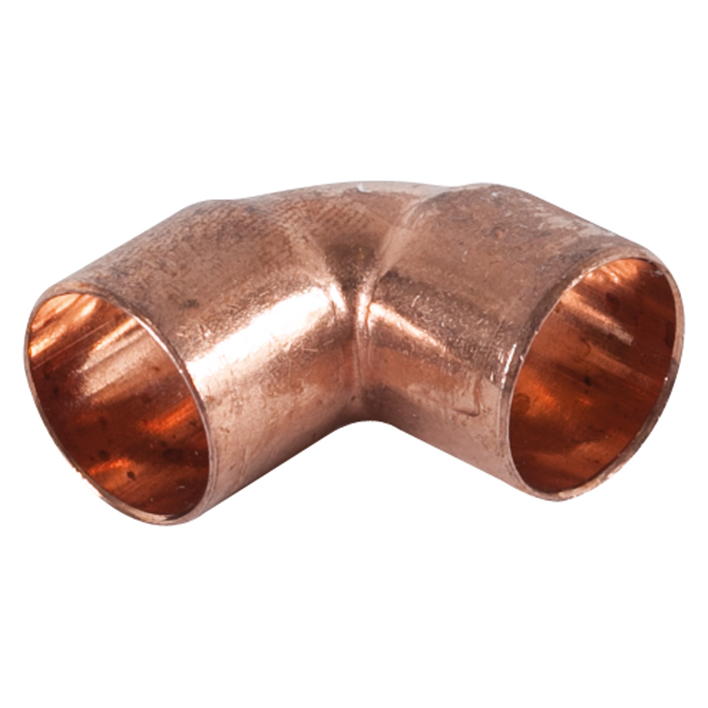 Cot cupru, 18 mm, 90 grade, interior-interior