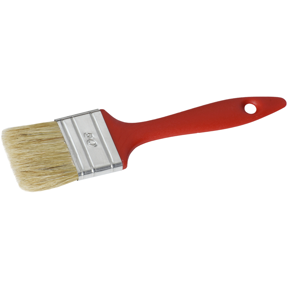 Pensula COLOR EXPERT, fire naturale, 21.5 x 7.5 x 0.8 cm, rosu