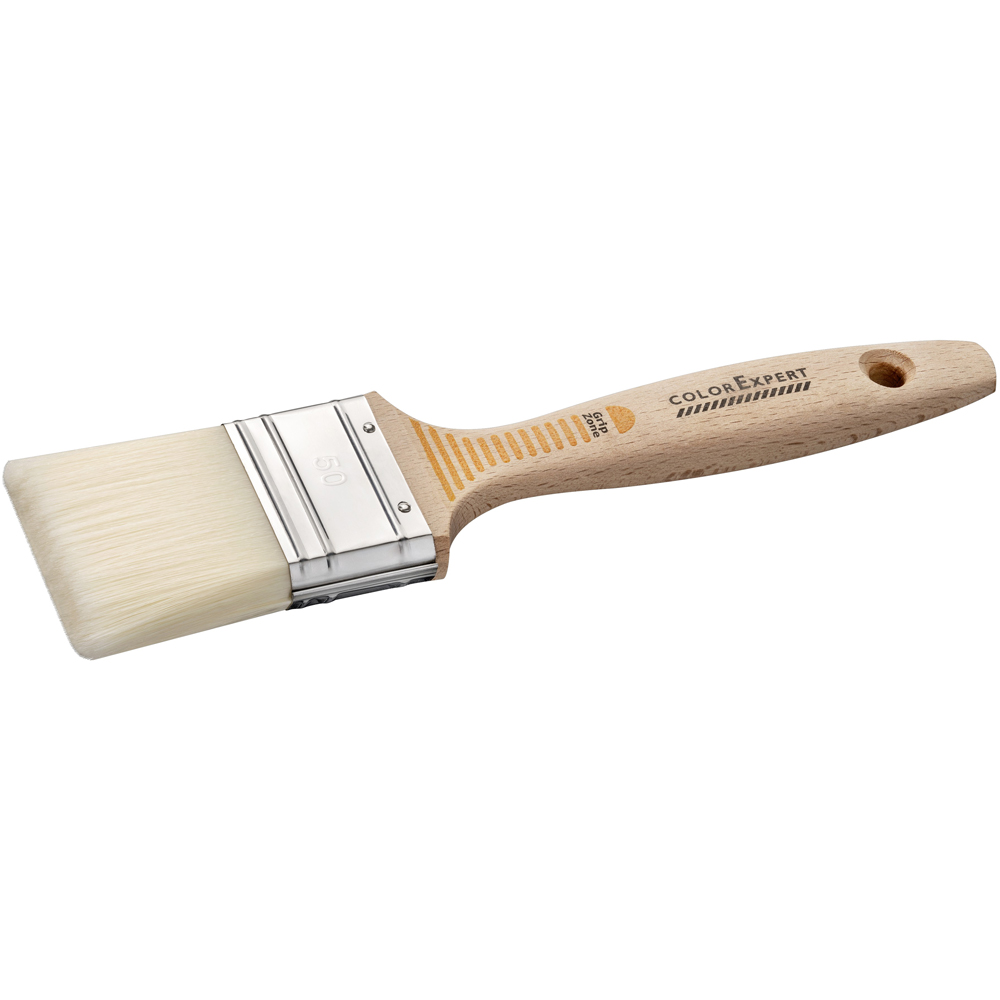 Pensula COLOR EXPERT, fire sintetice, 23.5 x 3.5 x 2 cm, bej