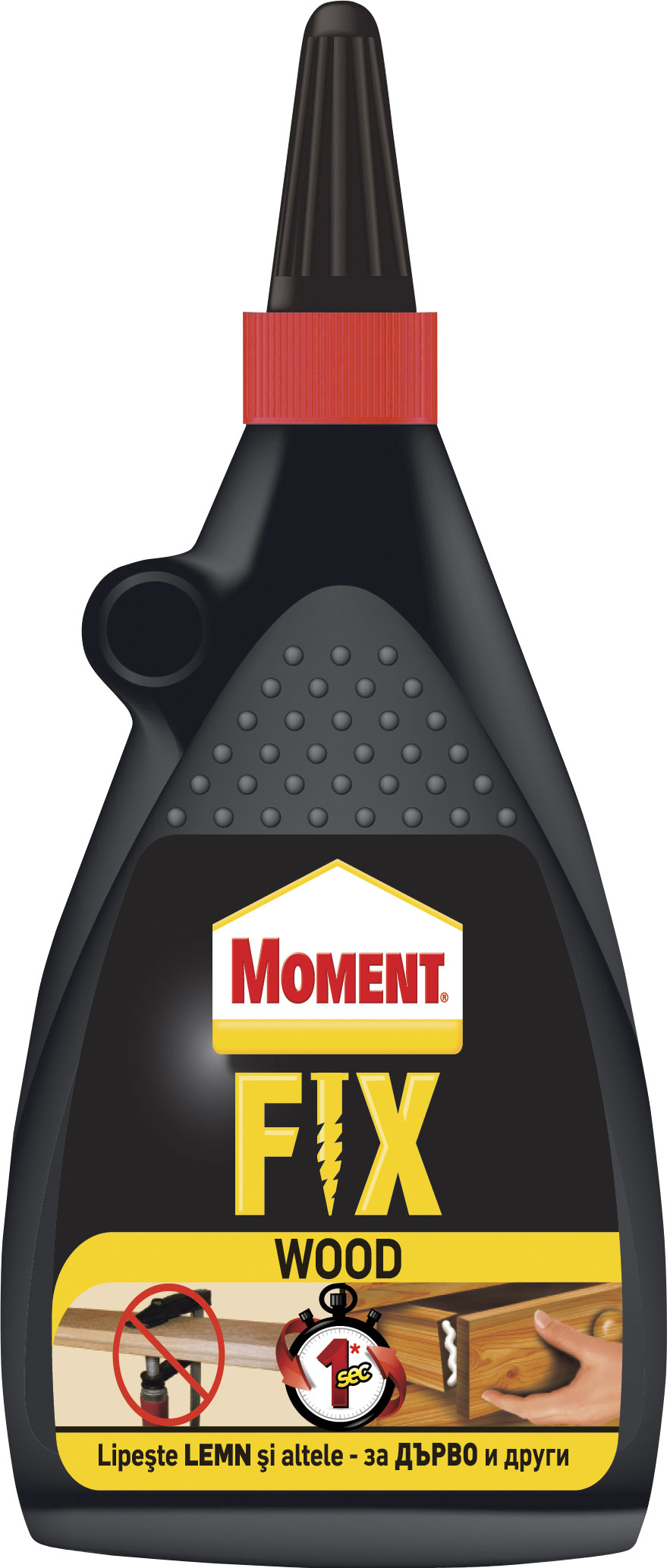 Adeziv pentru lemn MOMENT Fix Wood, transparent, 100 g