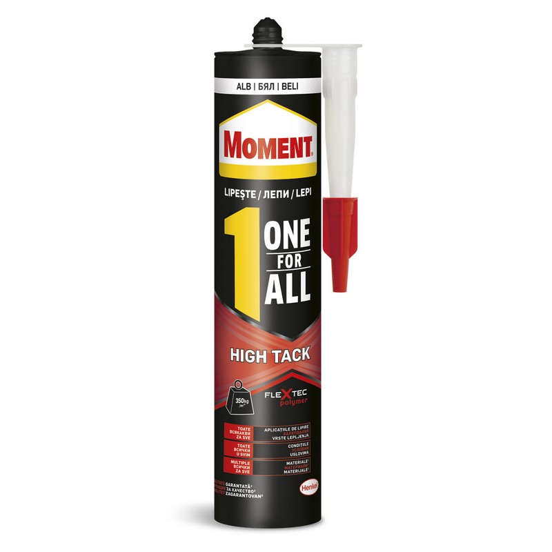 Adeziv universal MOMENT One for All High Tack, alb, 440 g
