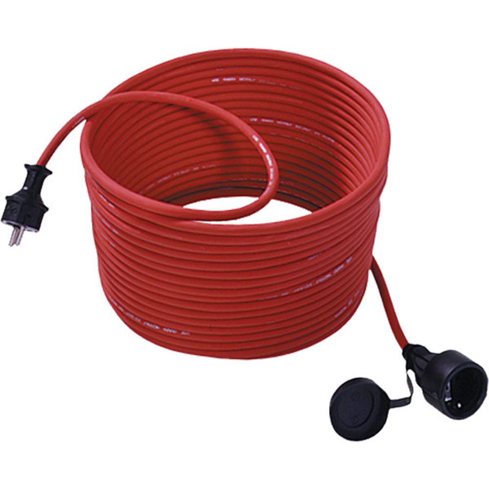 Cordon prelungitor BACHMANN H07RN-F 3G1, 15m, rosu